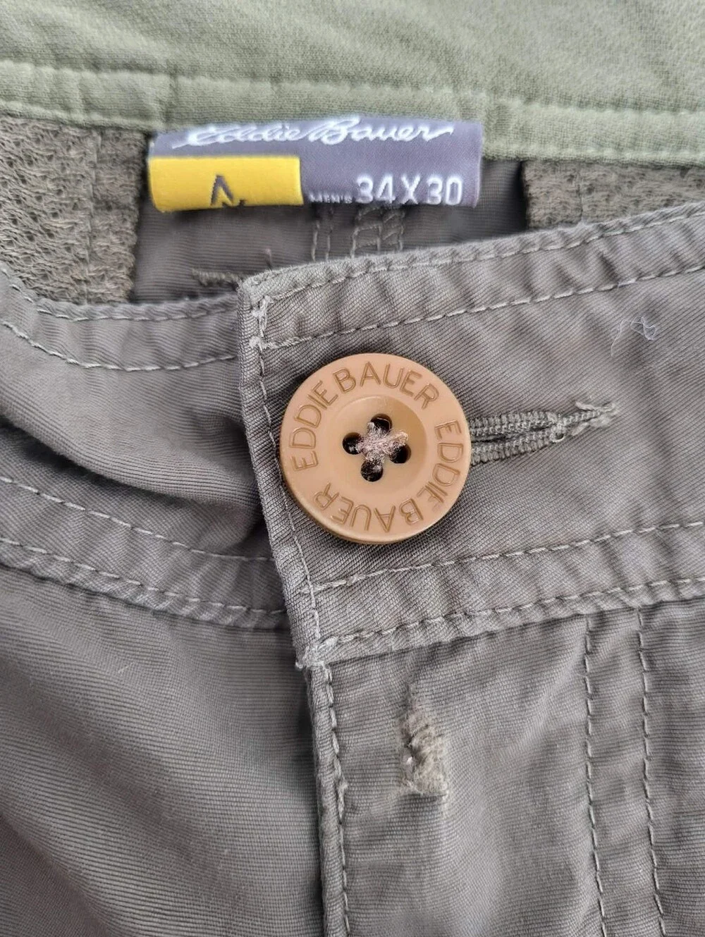 Eddie Bauer Olive Green Men's Cargo Pants
